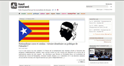 Desktop Screenshot of hautcourant.com
