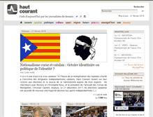 Tablet Screenshot of hautcourant.com